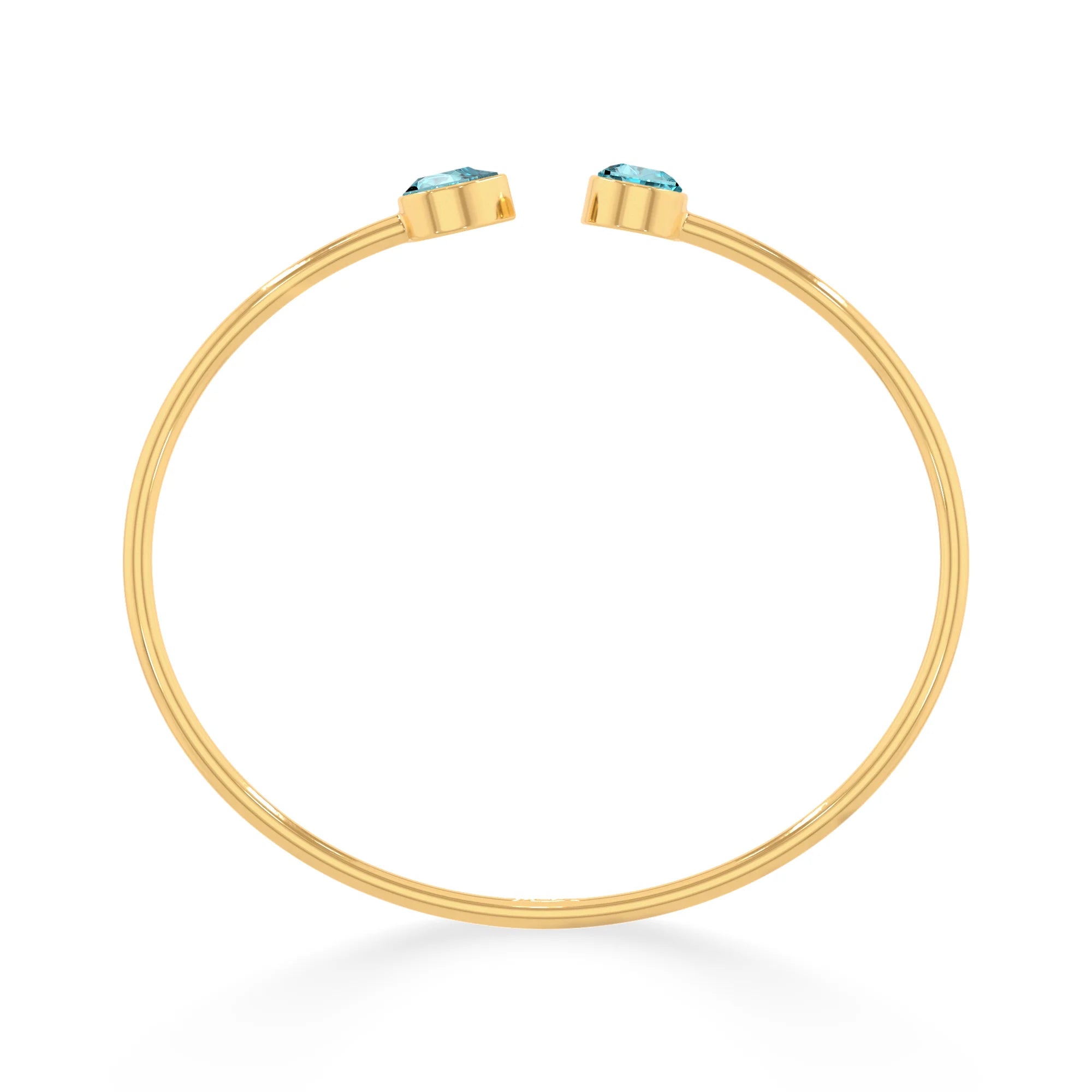 paraiba apatite cut bracelet