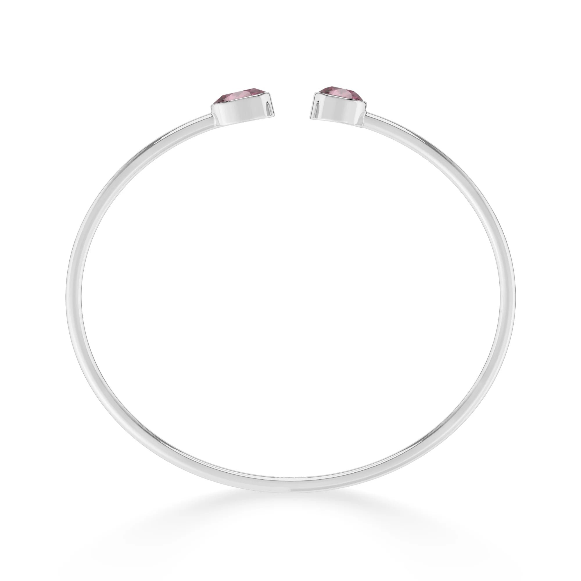 pink tourmaline cut bracelet