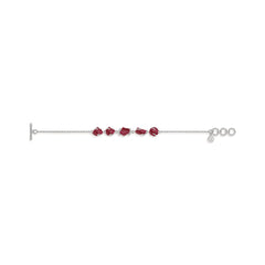 pink tourmaline rough bracelet
