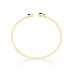 titanium druzy blue cab bracelet