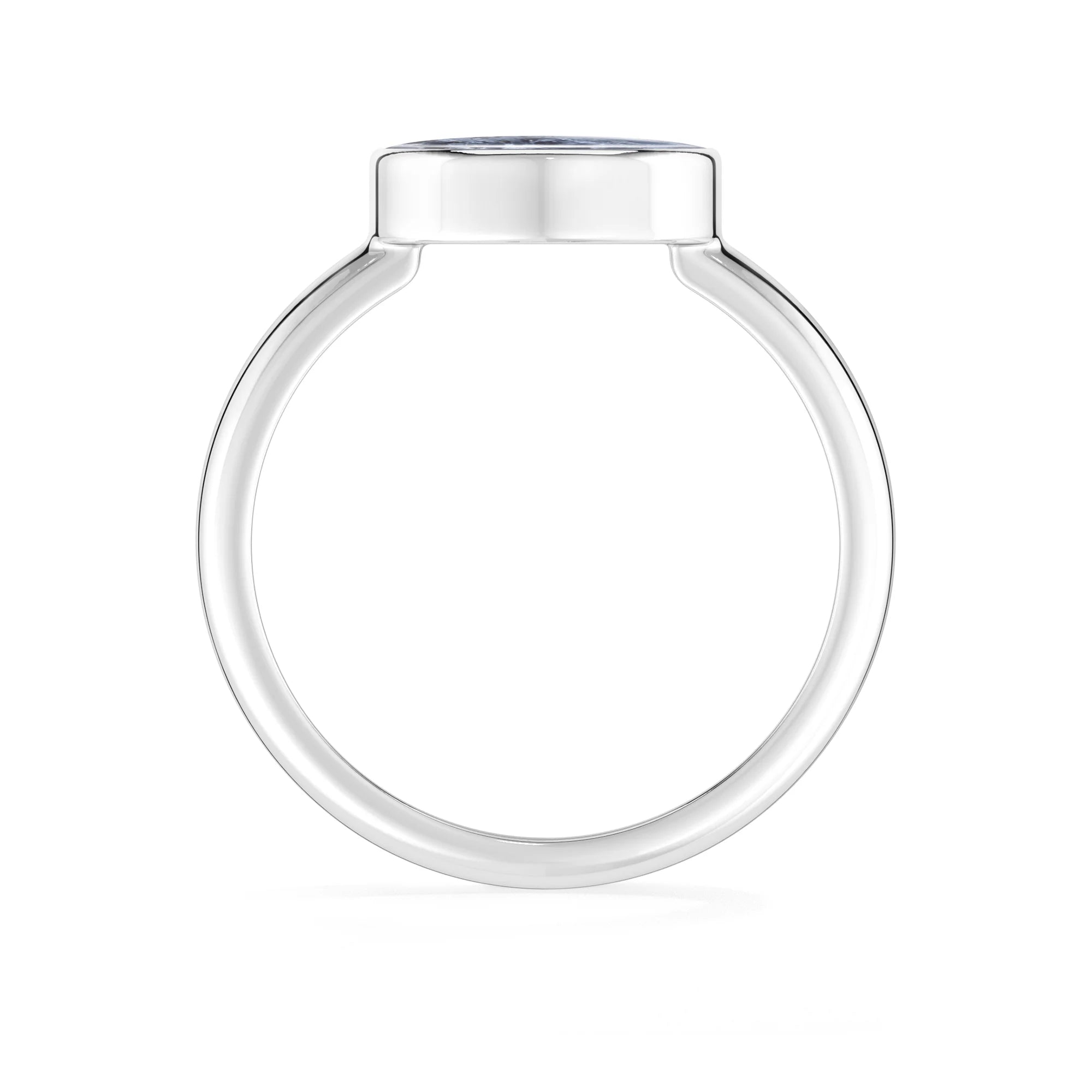 pietersite bezel-set ring