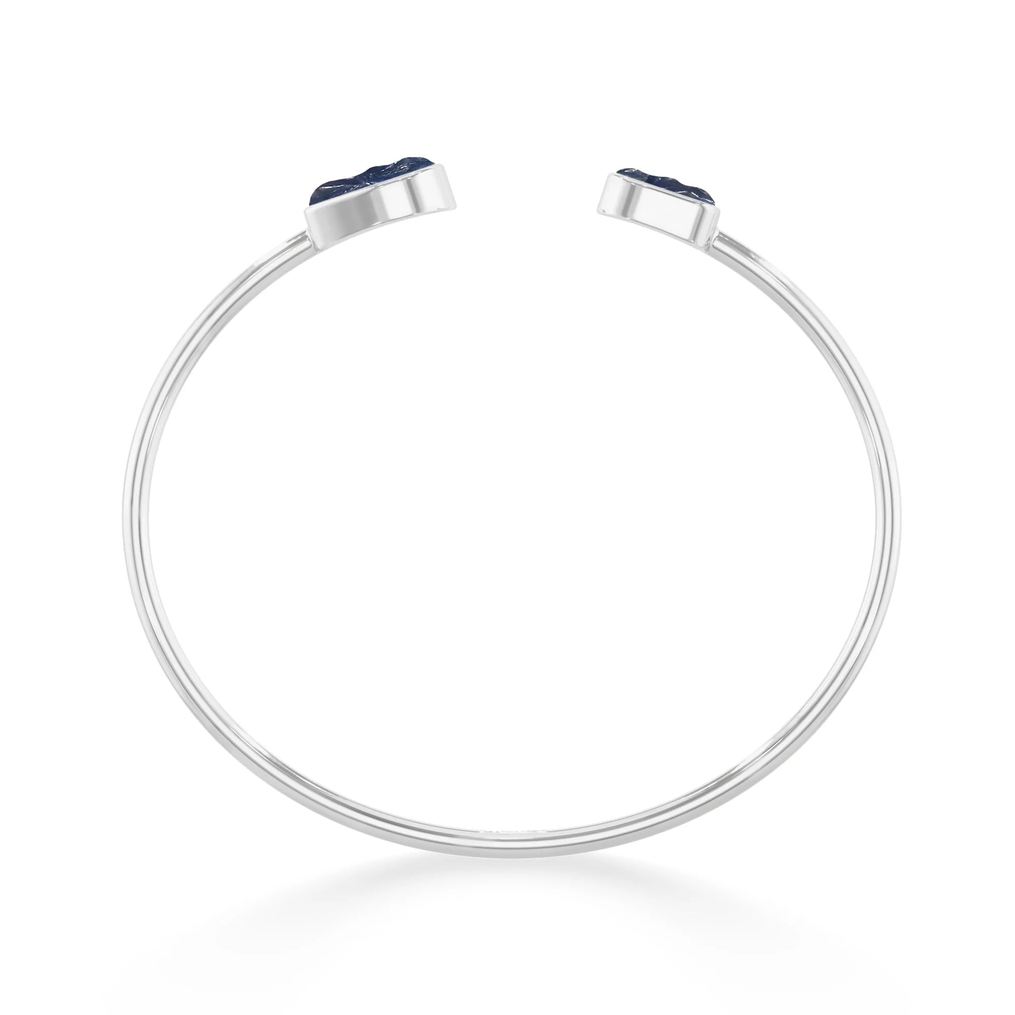 blue sapphire twister bracelet