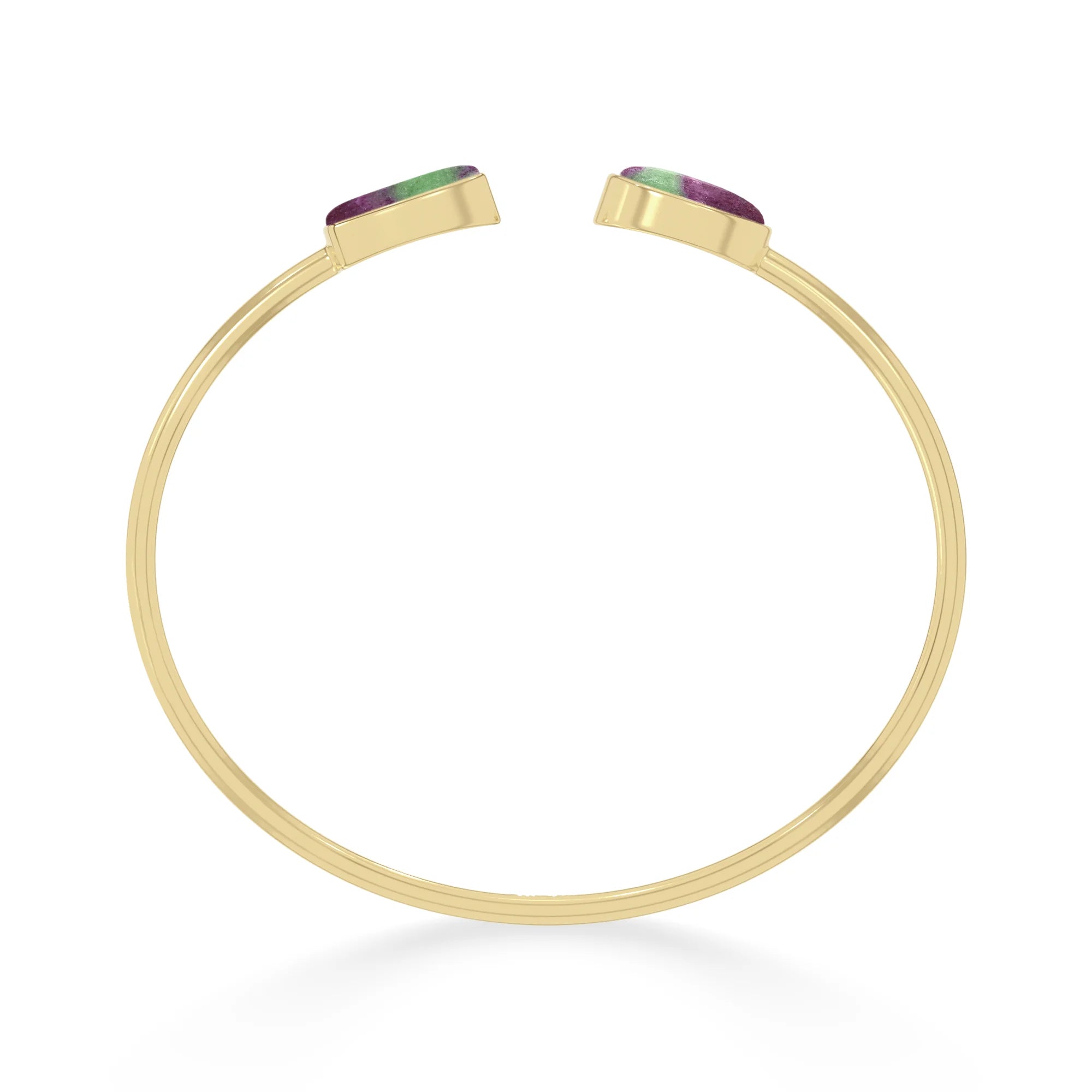 ruby zoisite cab bracelet