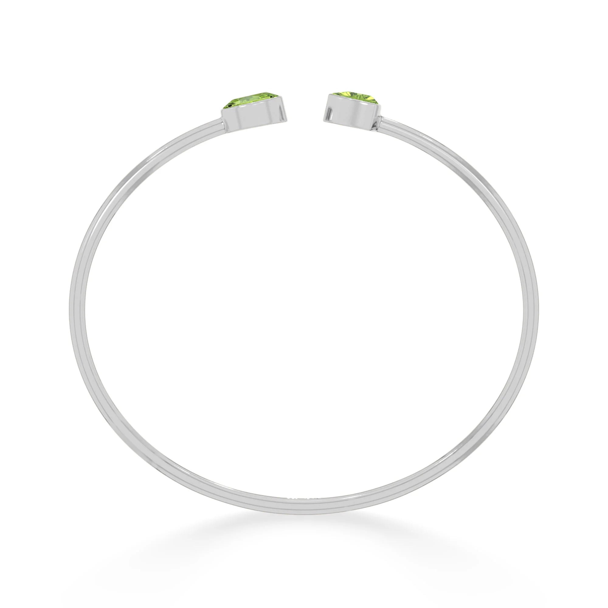 peridot cut bracelet