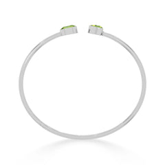 peridot cut bracelet