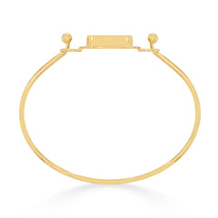 ruby rough bracelet