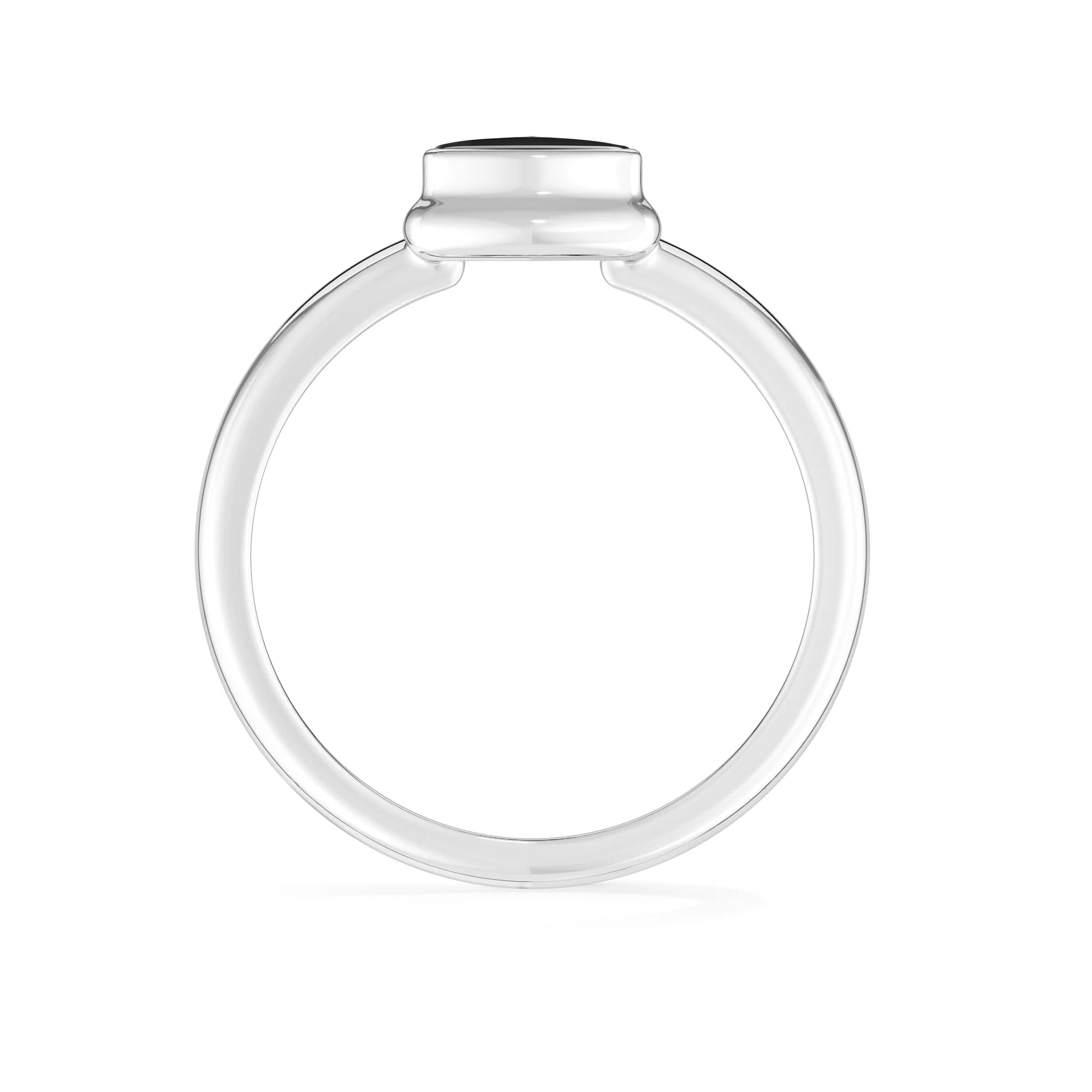 black-onyx bezel-set ring