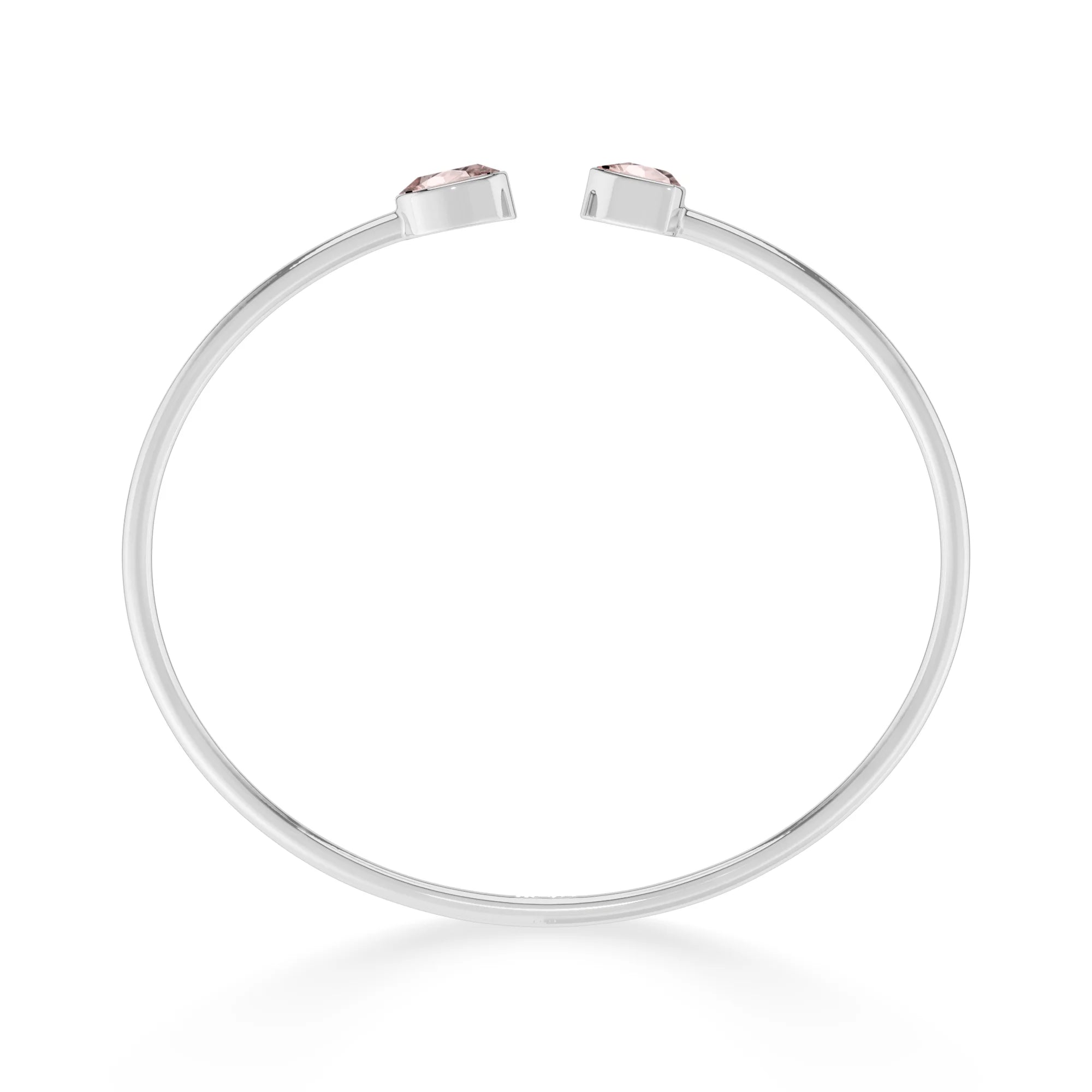 rose quartz cut bracelet