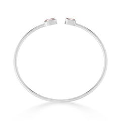 rose quartz cut bracelet