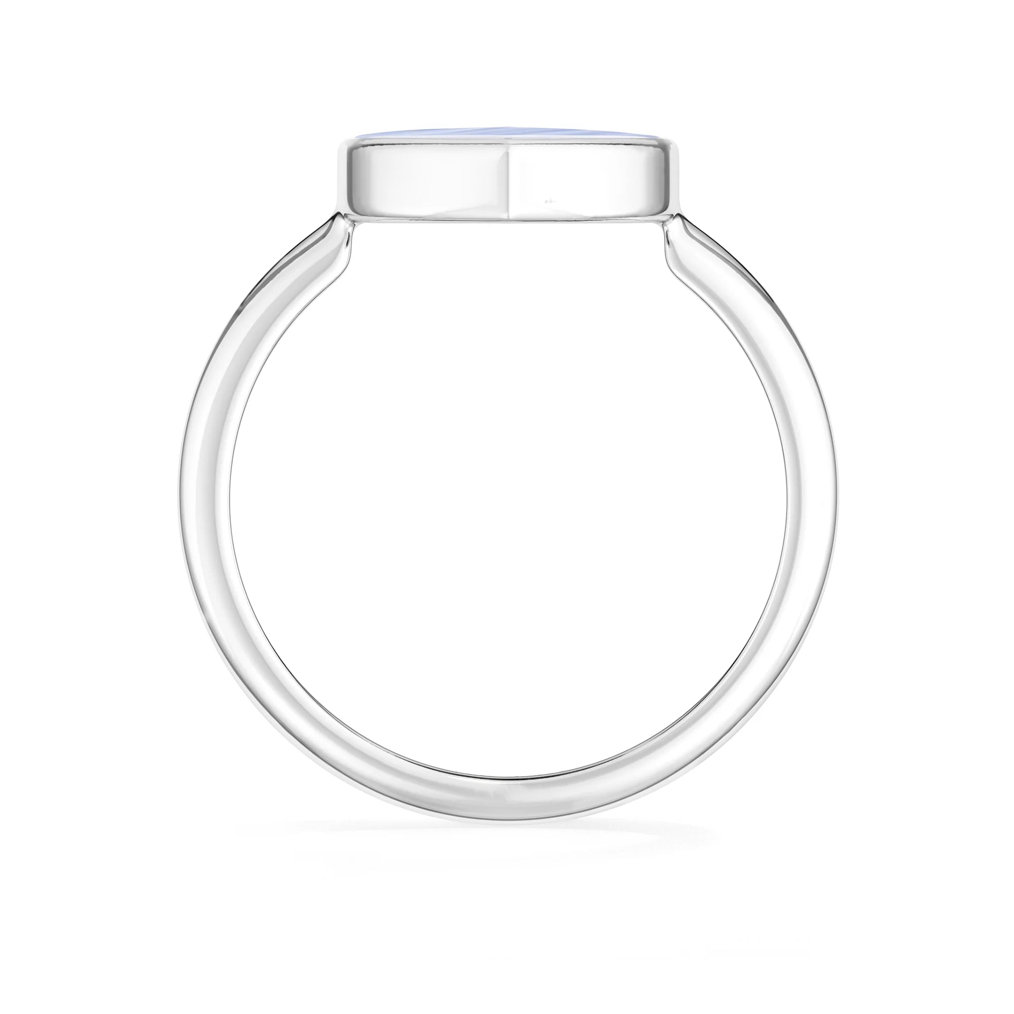 blue-lace-agate bezel-set ring