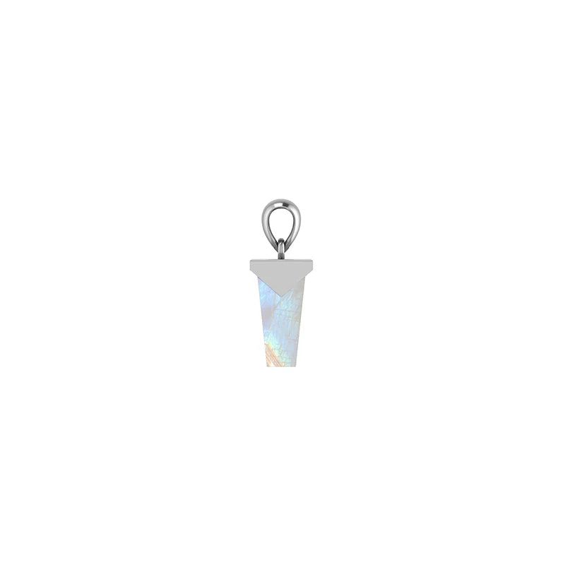 rainbow moonstone pendant