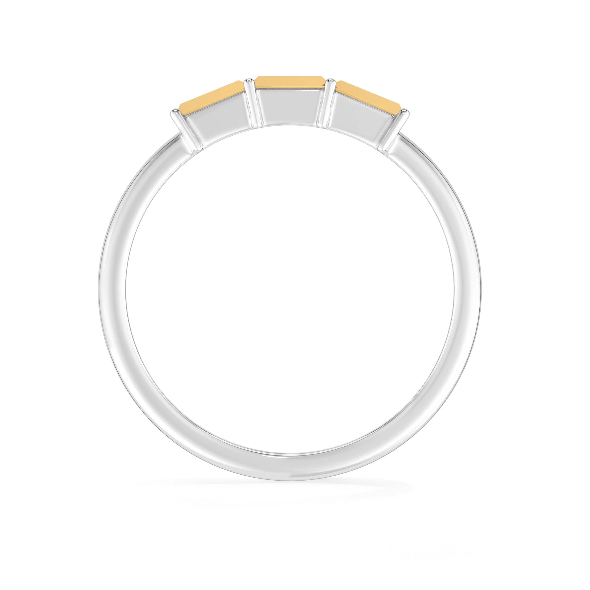 citrine prong-set ring