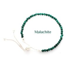 malachite cut bracelet