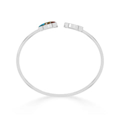 spiny oyster turquoise cab bracelet