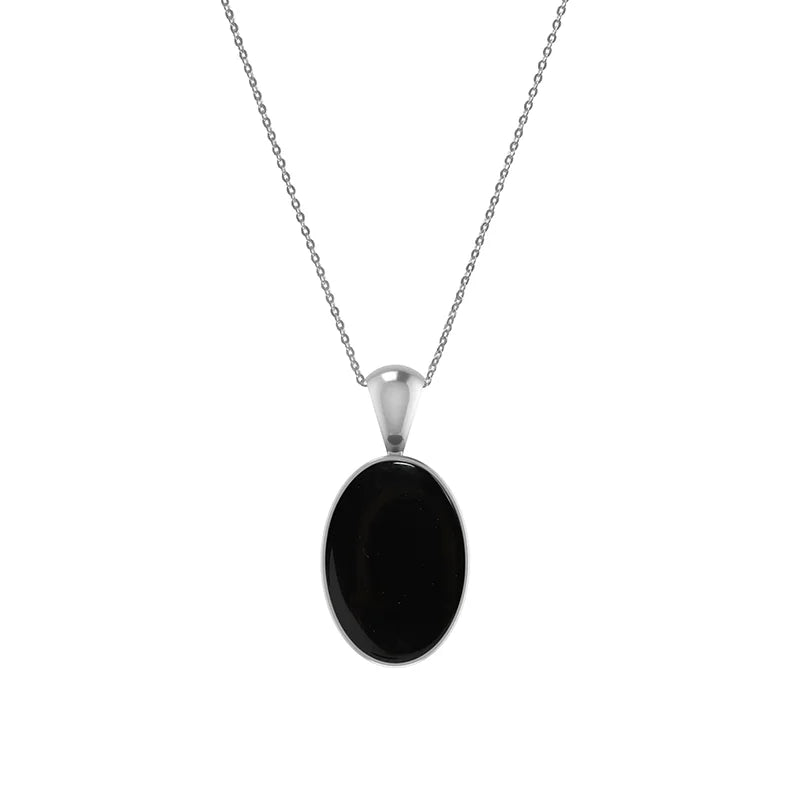 black onyx pendant