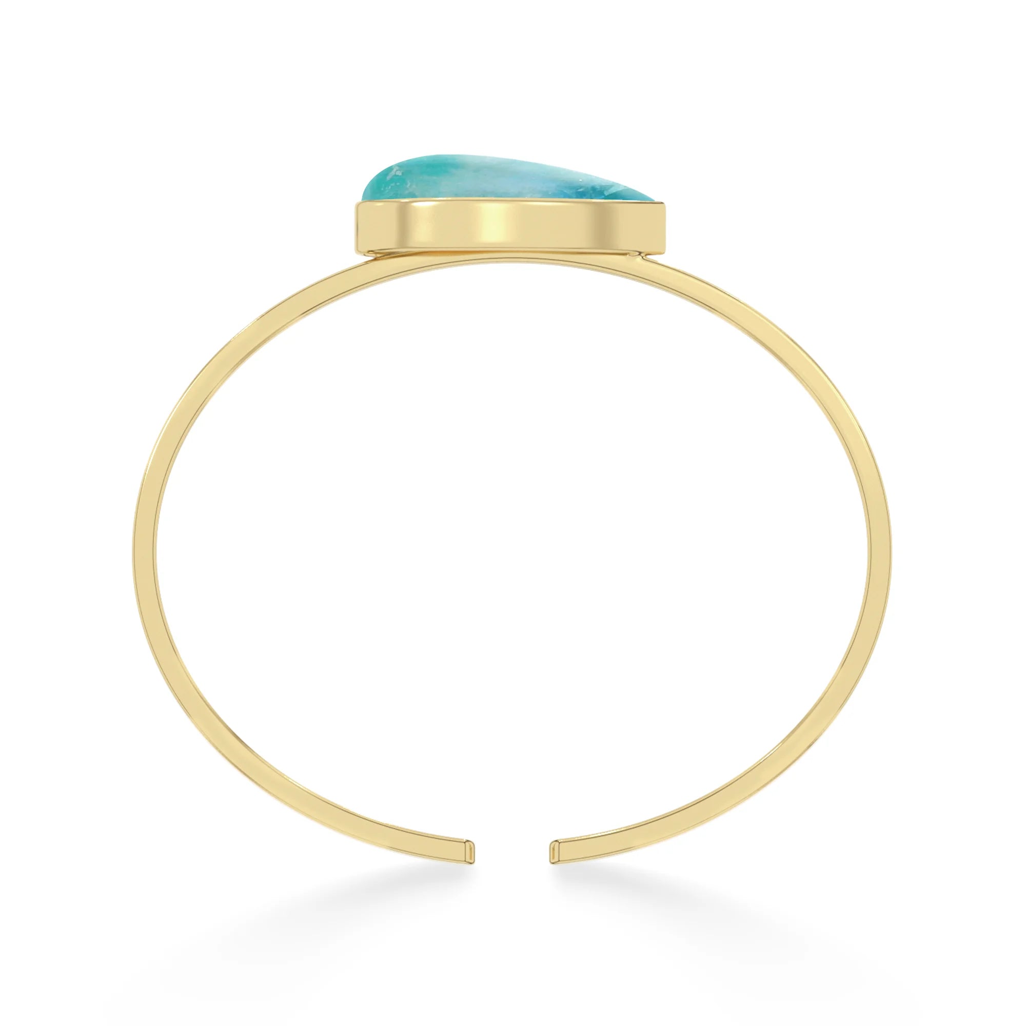 green moonstone rough bracelet