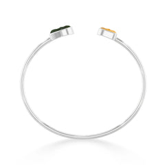 moldavite libyan twister bracelet