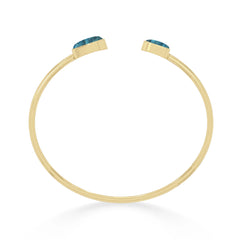 labradorite twister bracelet