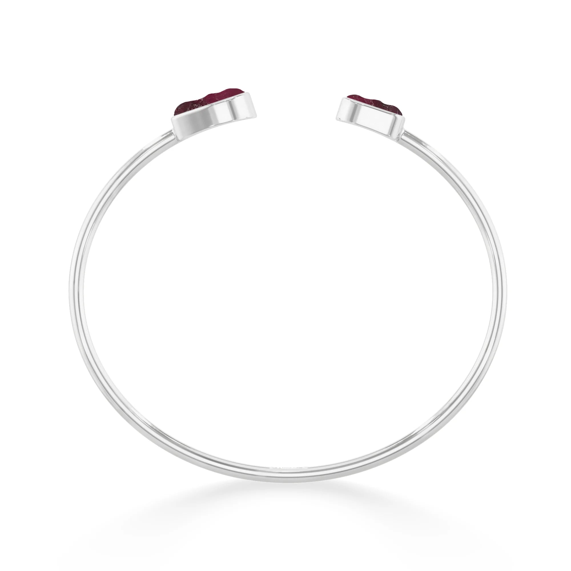 rhodolite garnet twister bracelet