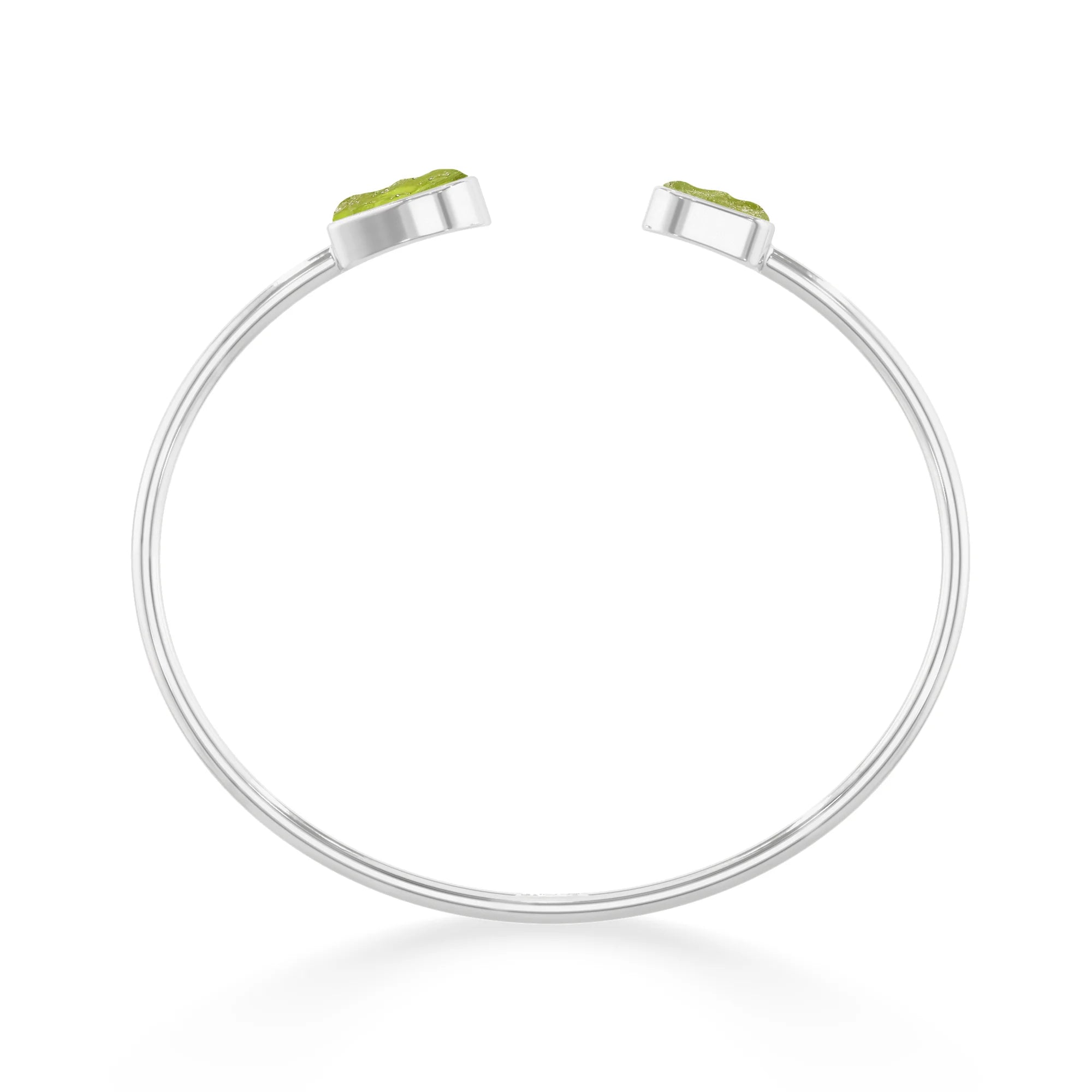 peridot twister bracelet