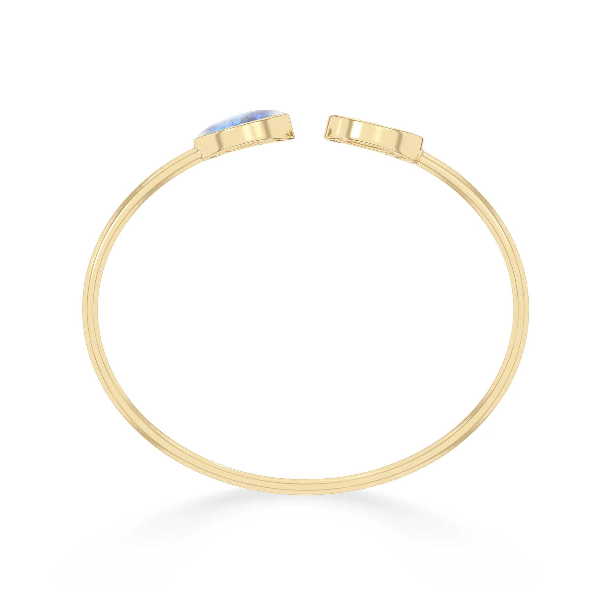 rainbow moonstone cab bracelet