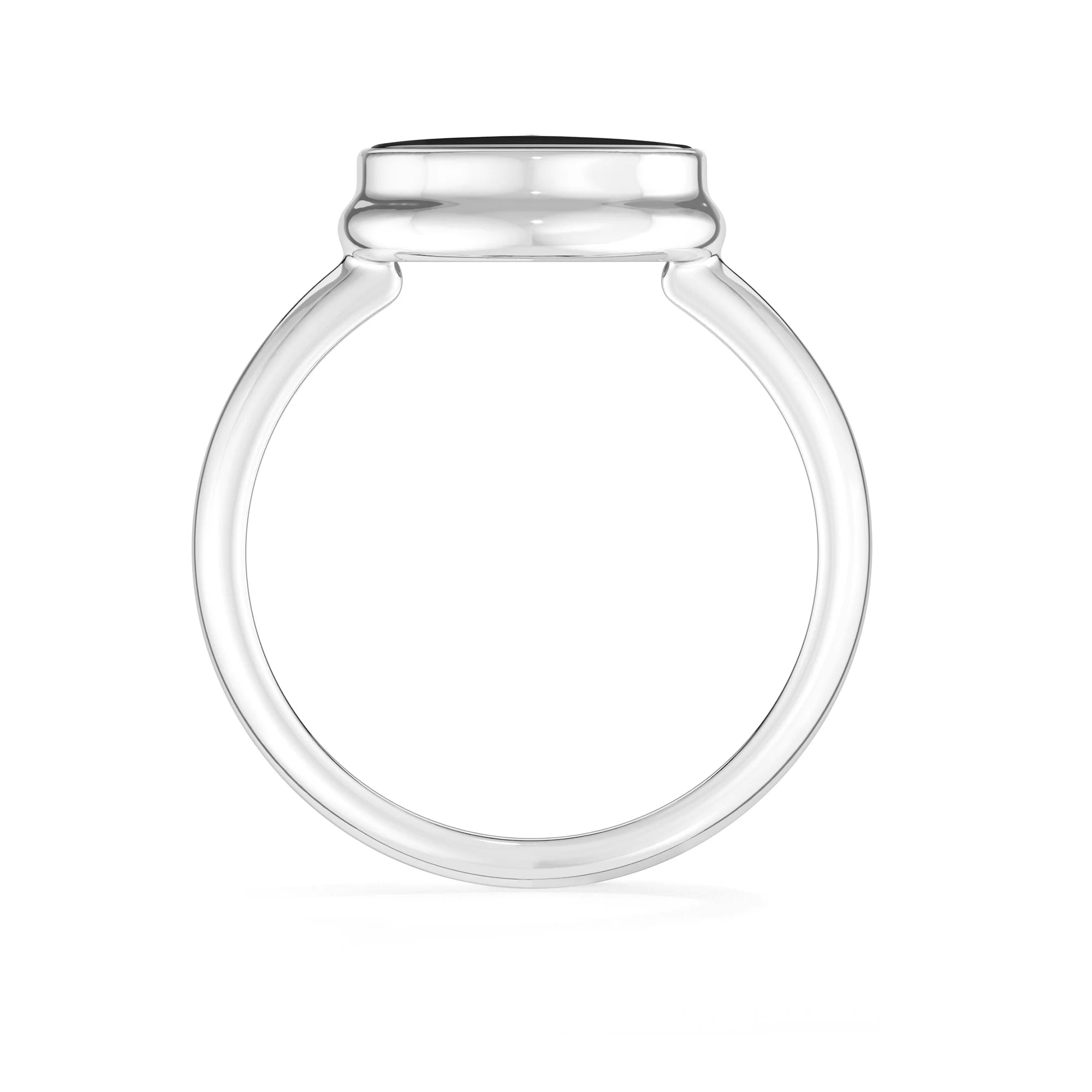 black-onyx bezel-set ring