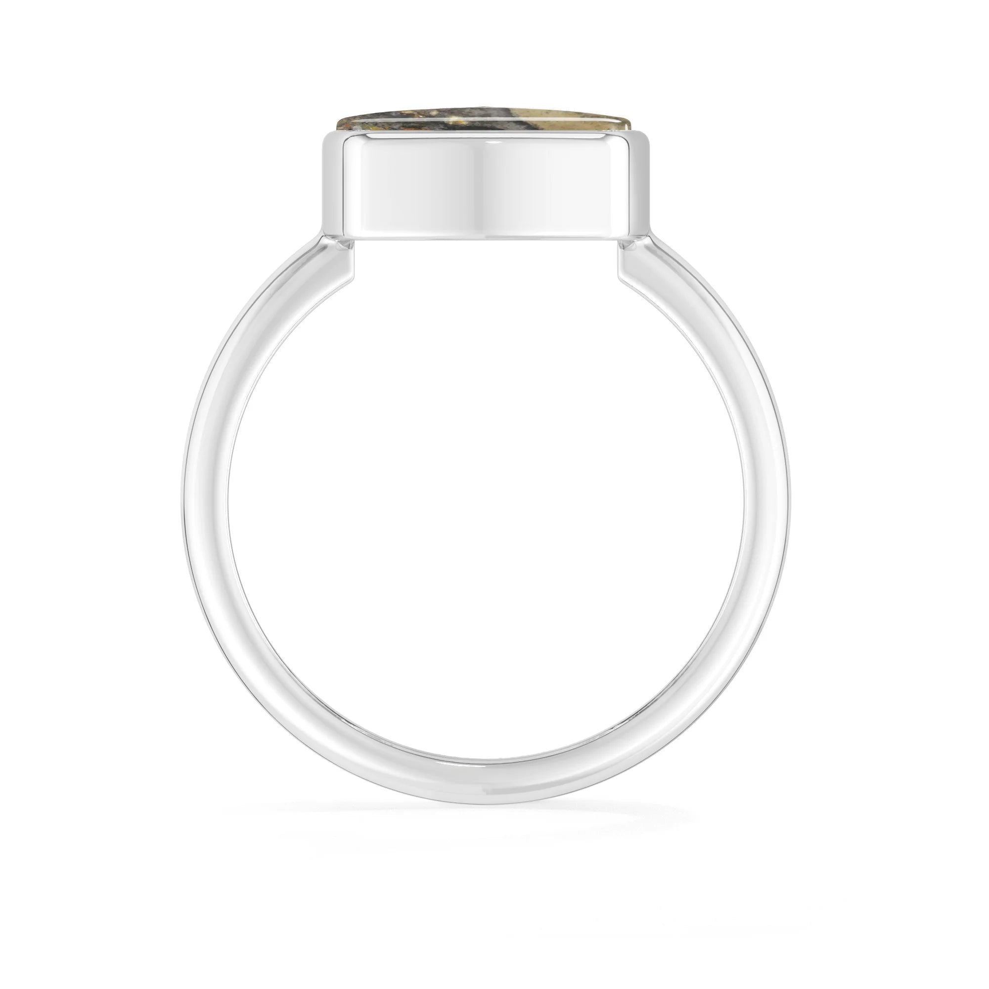 bumble-bee bezel-set ring