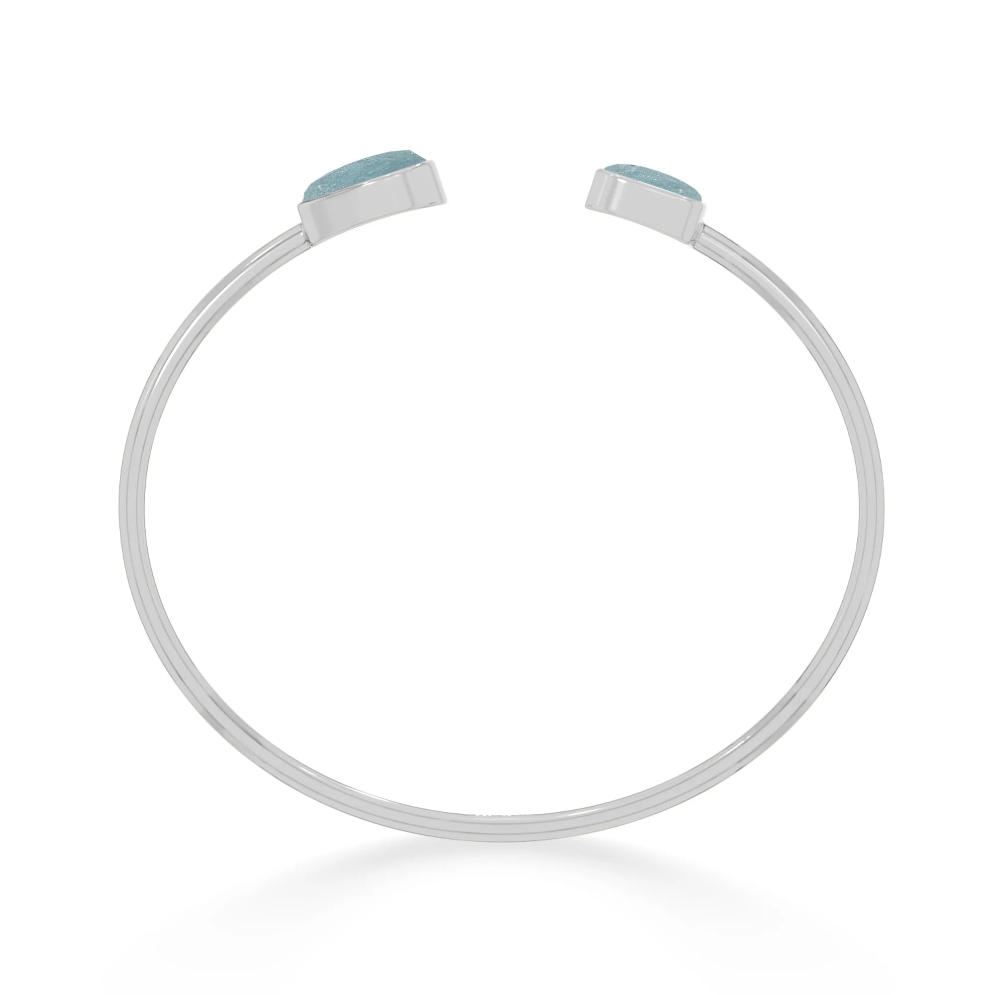 aquamarine twister bracelet