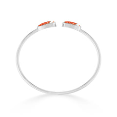 spiny oyster turquoise cab bracelet