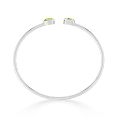 peridot cut bracelet