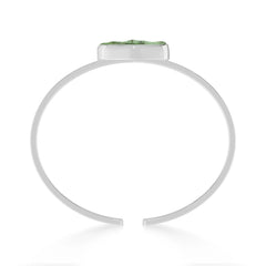 green-tourmaline rough bracelet