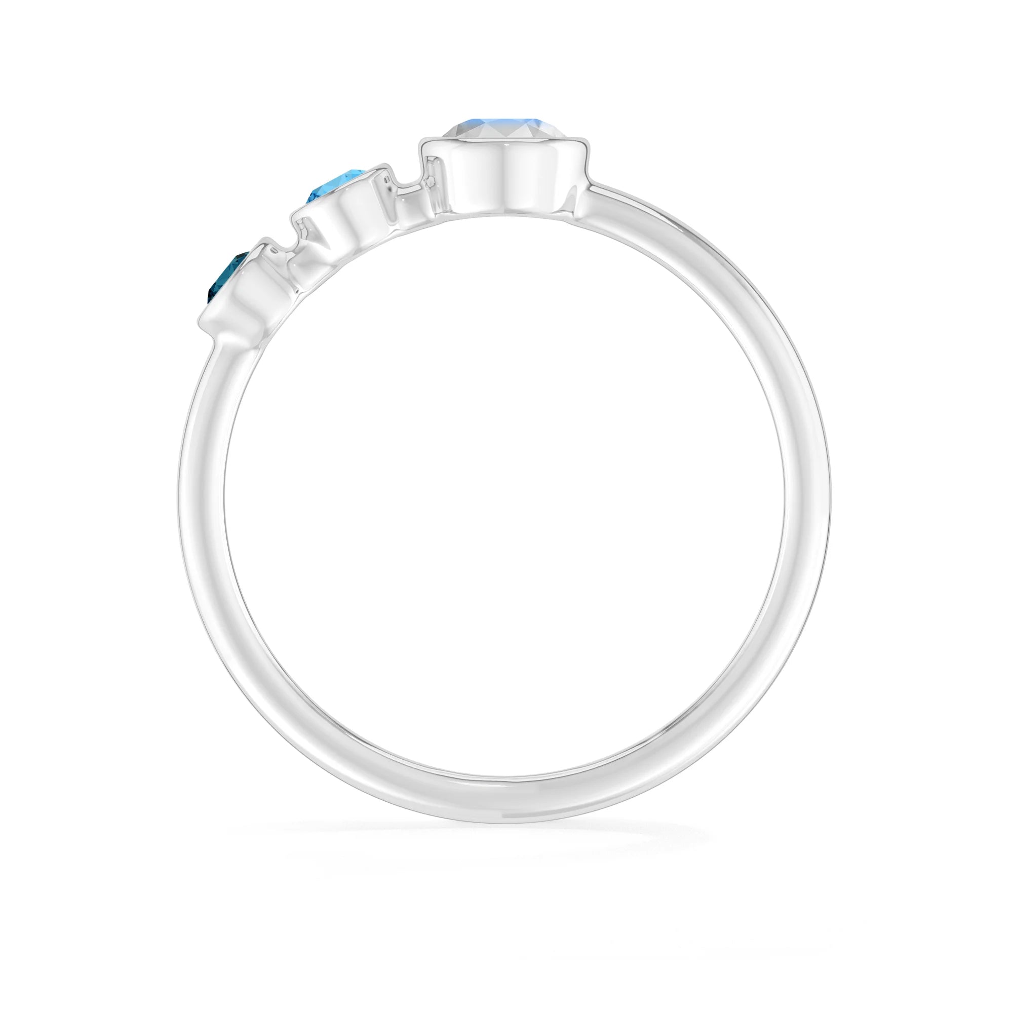 rainbow moonstone rings