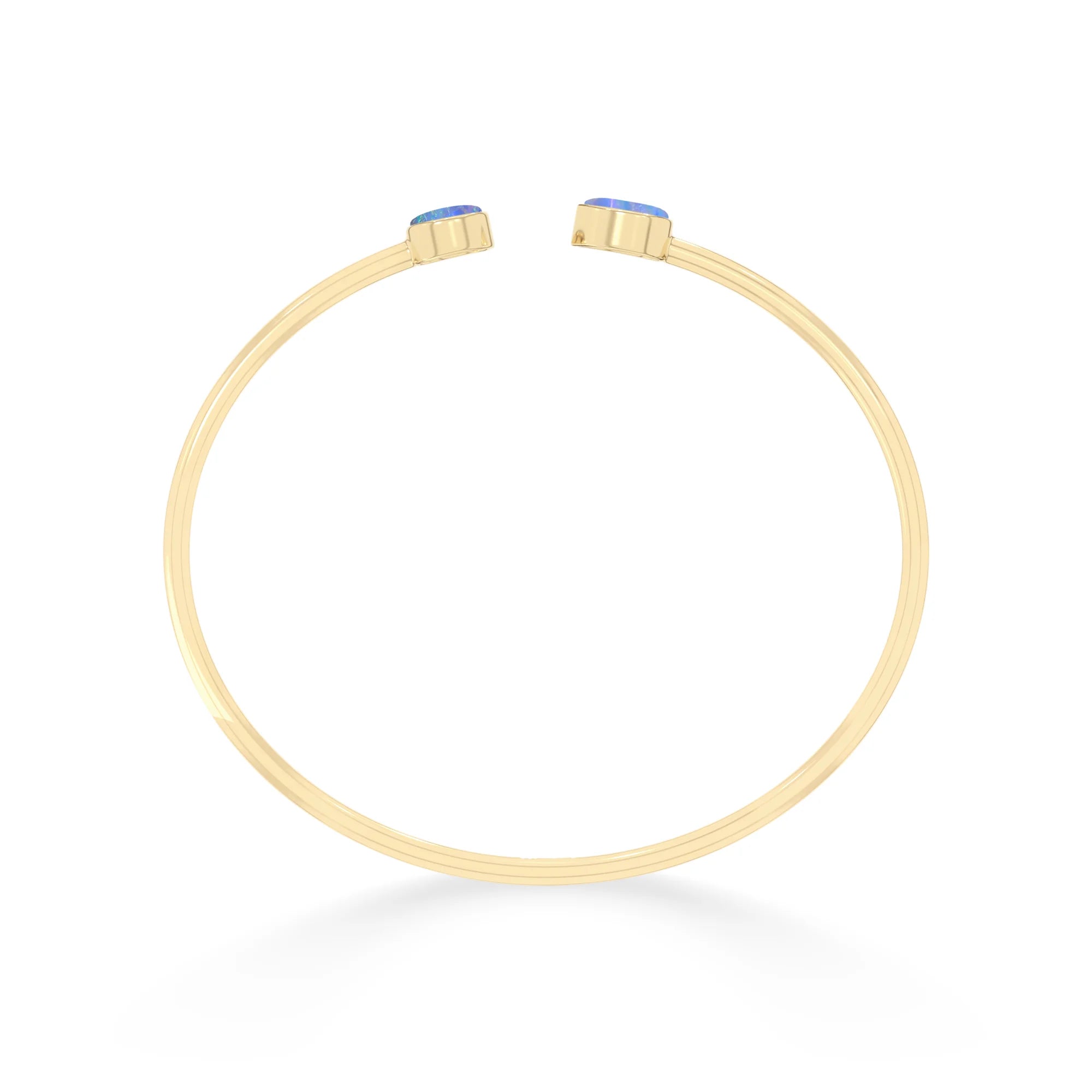 australian opal cab bracelet