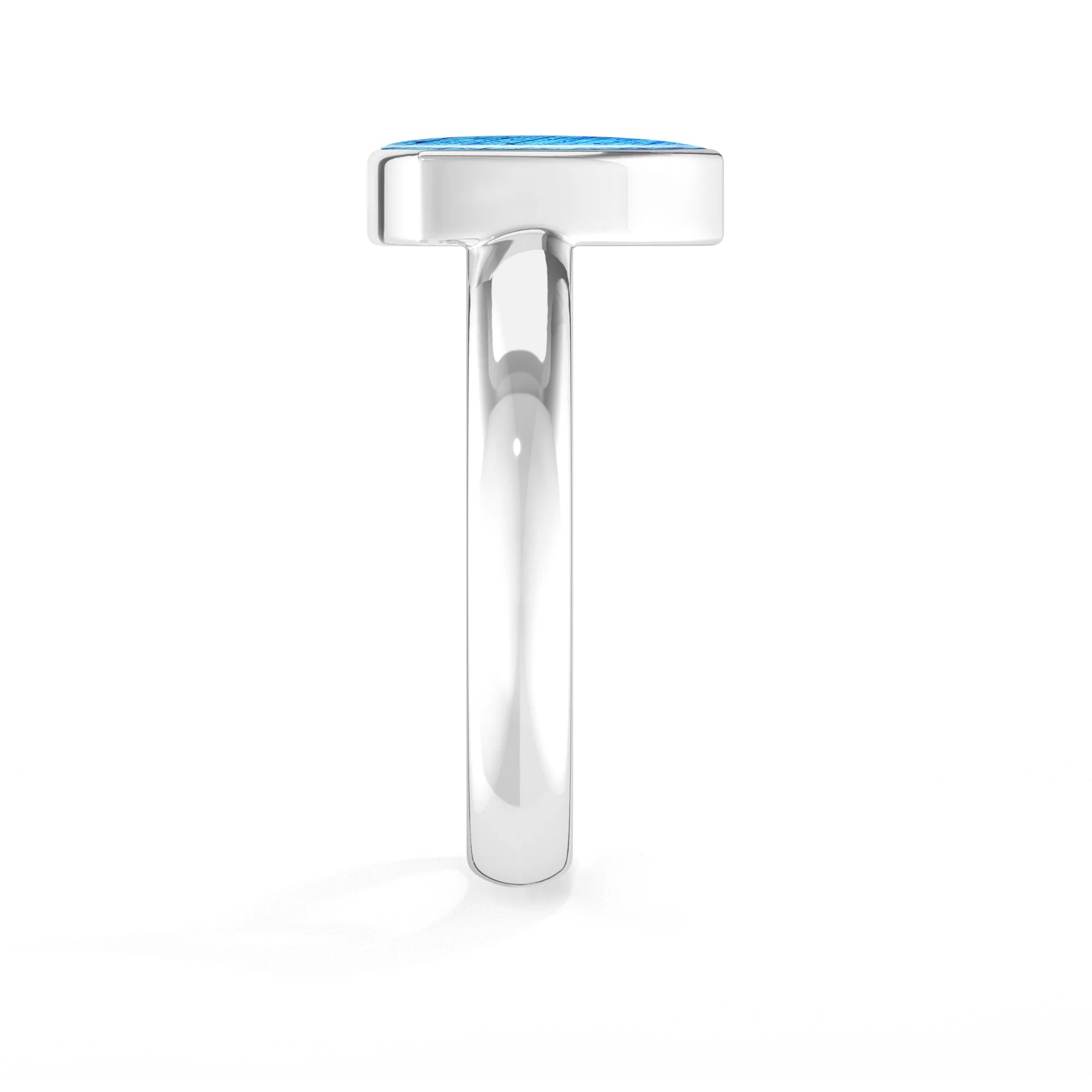 labradorite bezel-set ring