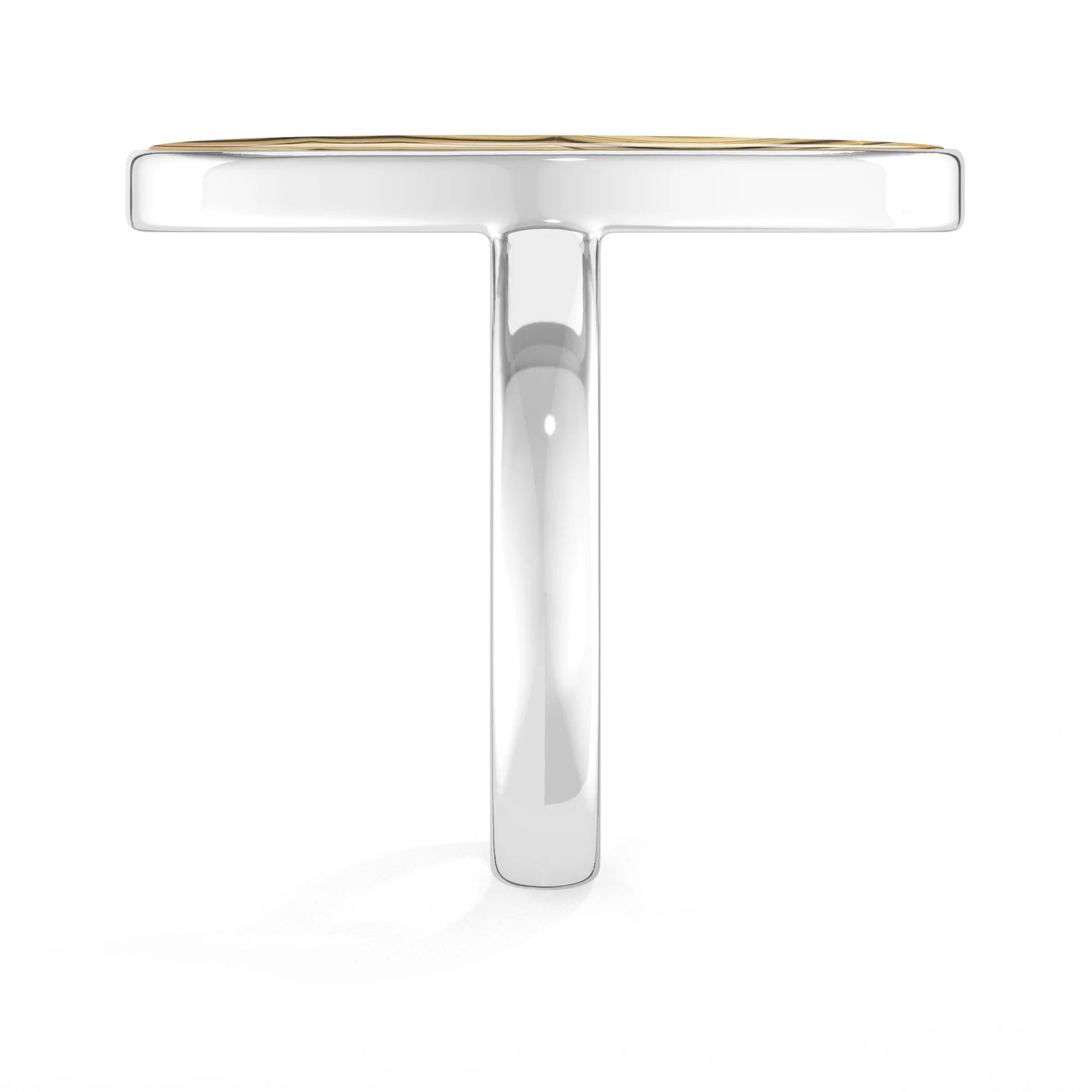 schalenblende bezel-set ring