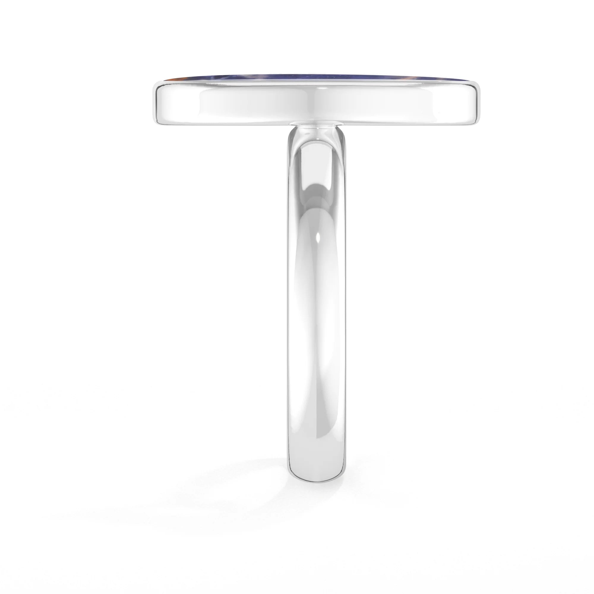 sodalite bezel-set ring