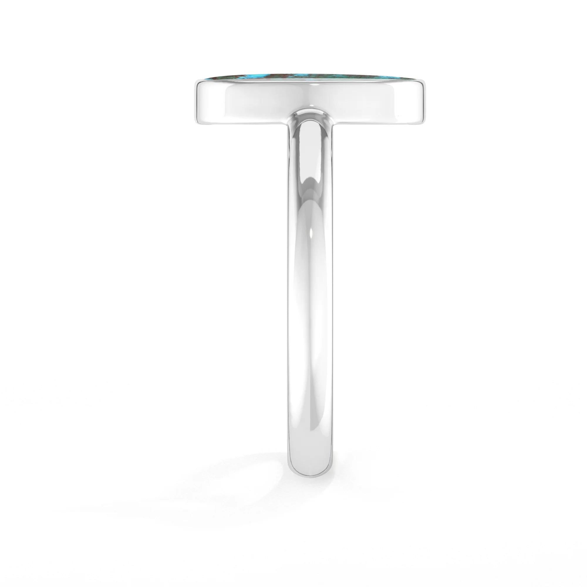 Natural Chrysocolla Malachite Cab Ring | 925 Sterling Silver | Bezel Set | Pack of 6