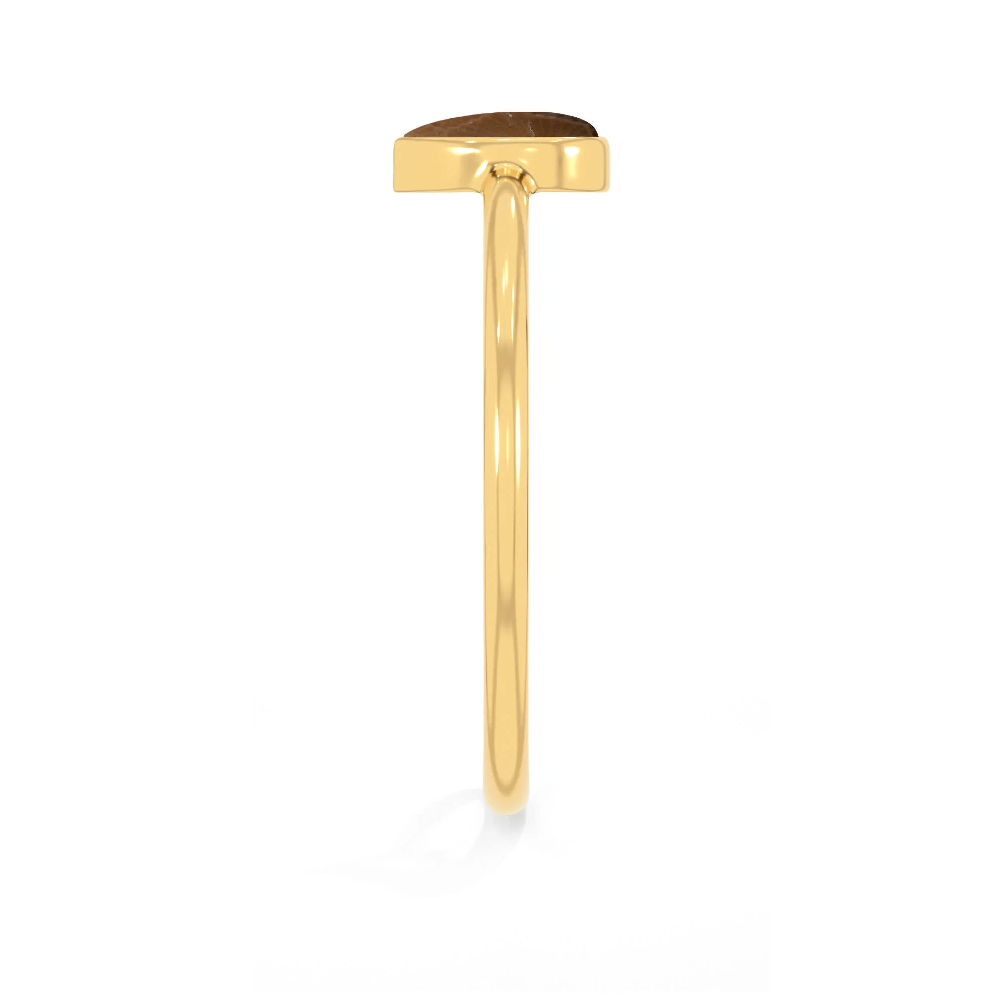 petoskey stackable bezel-set ring