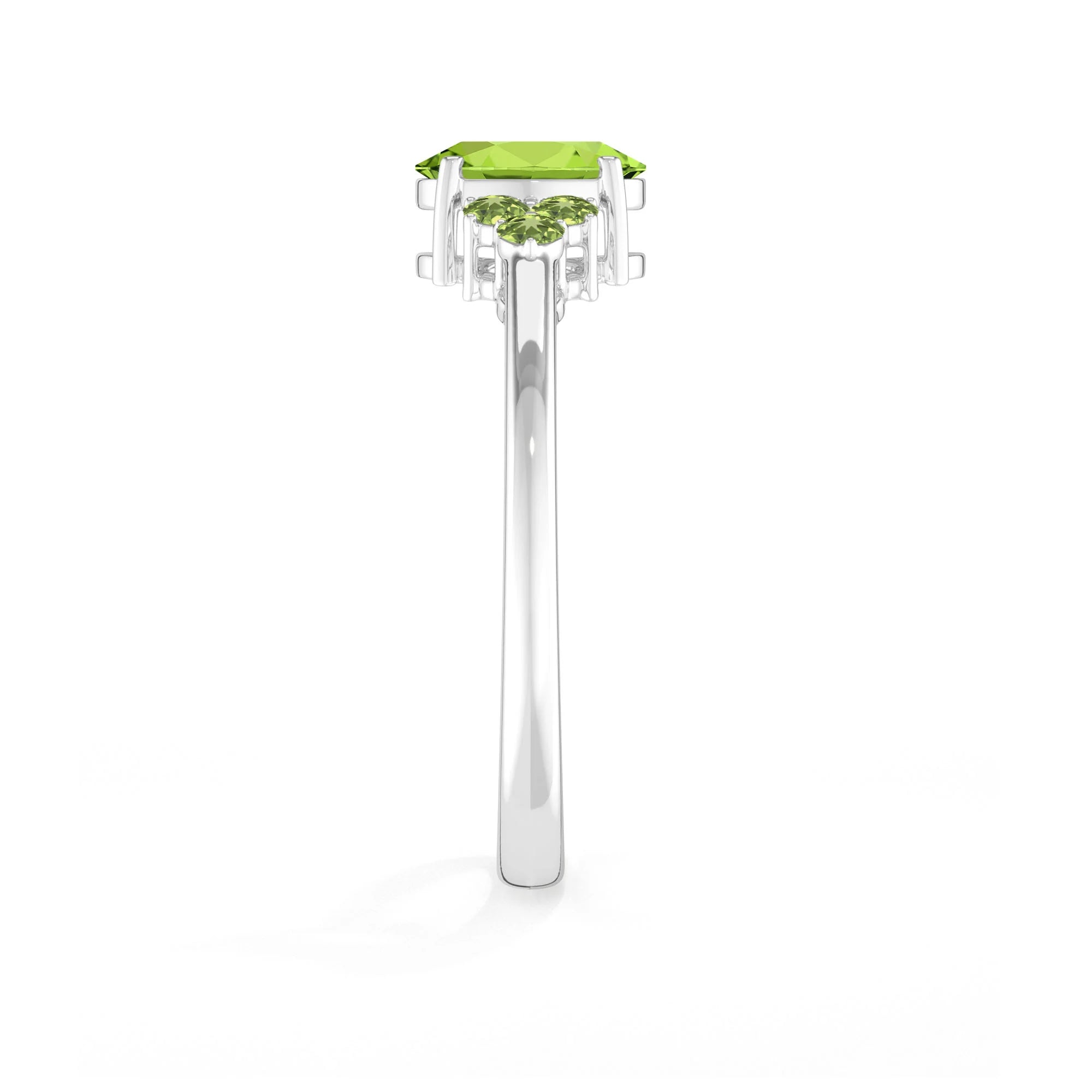 peridot prong-set ring