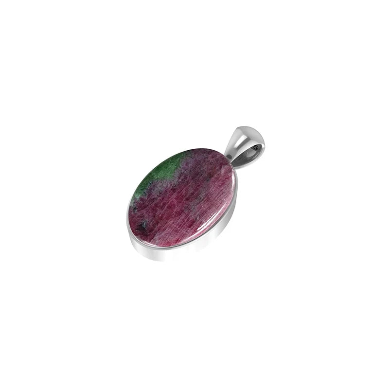 ruby zoisite pendant