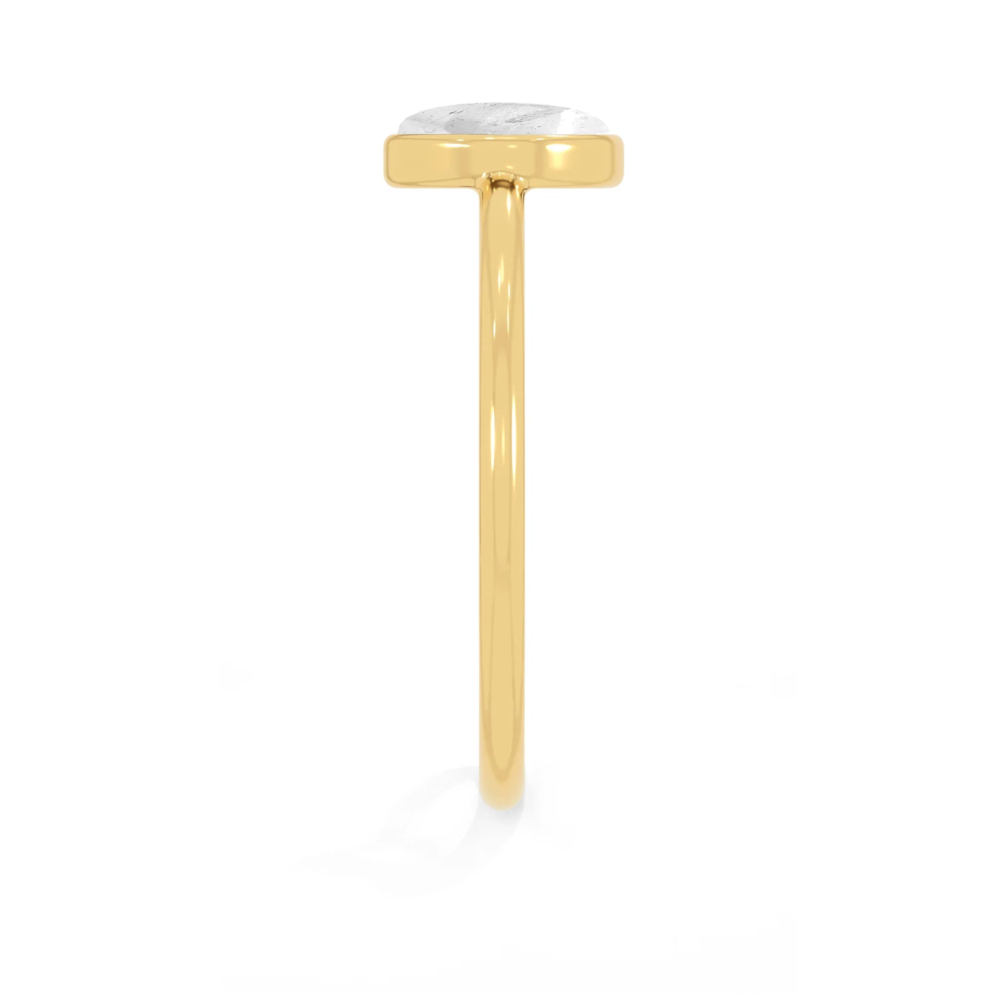 herkimer stackable bezel-set ring
