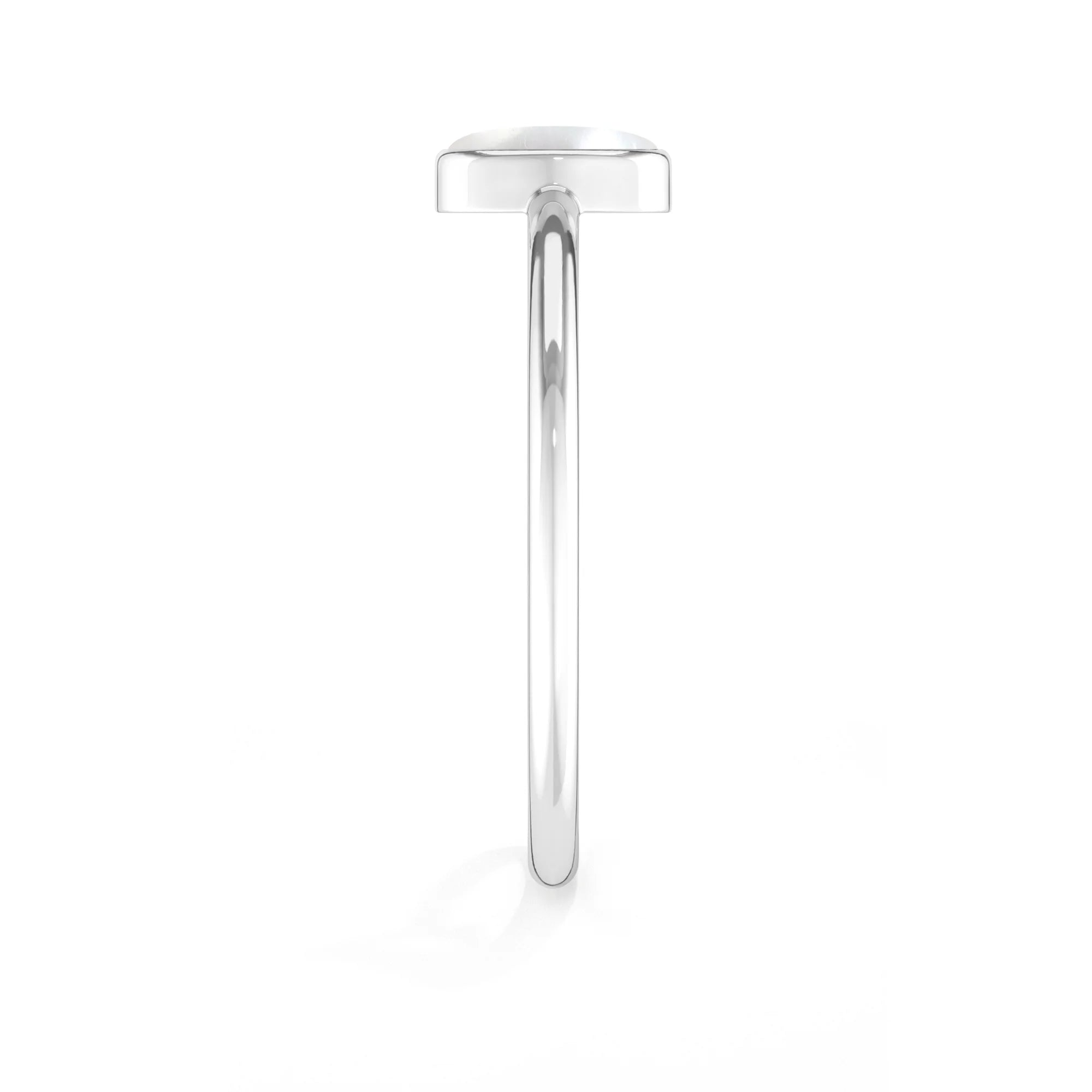 pearl bezel-set ring