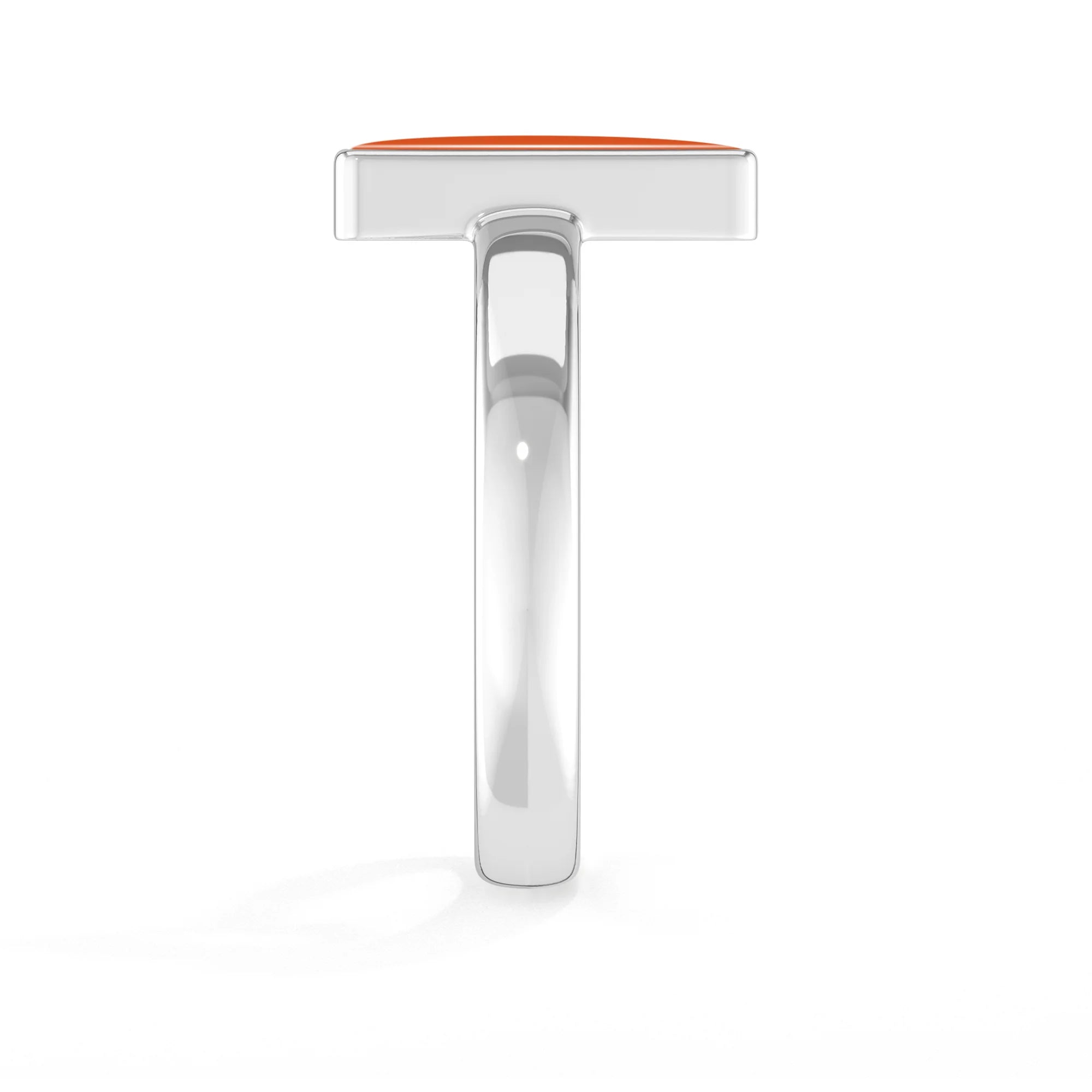 carnelian bezel-set ring