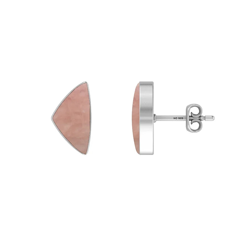 rose quartz earrings