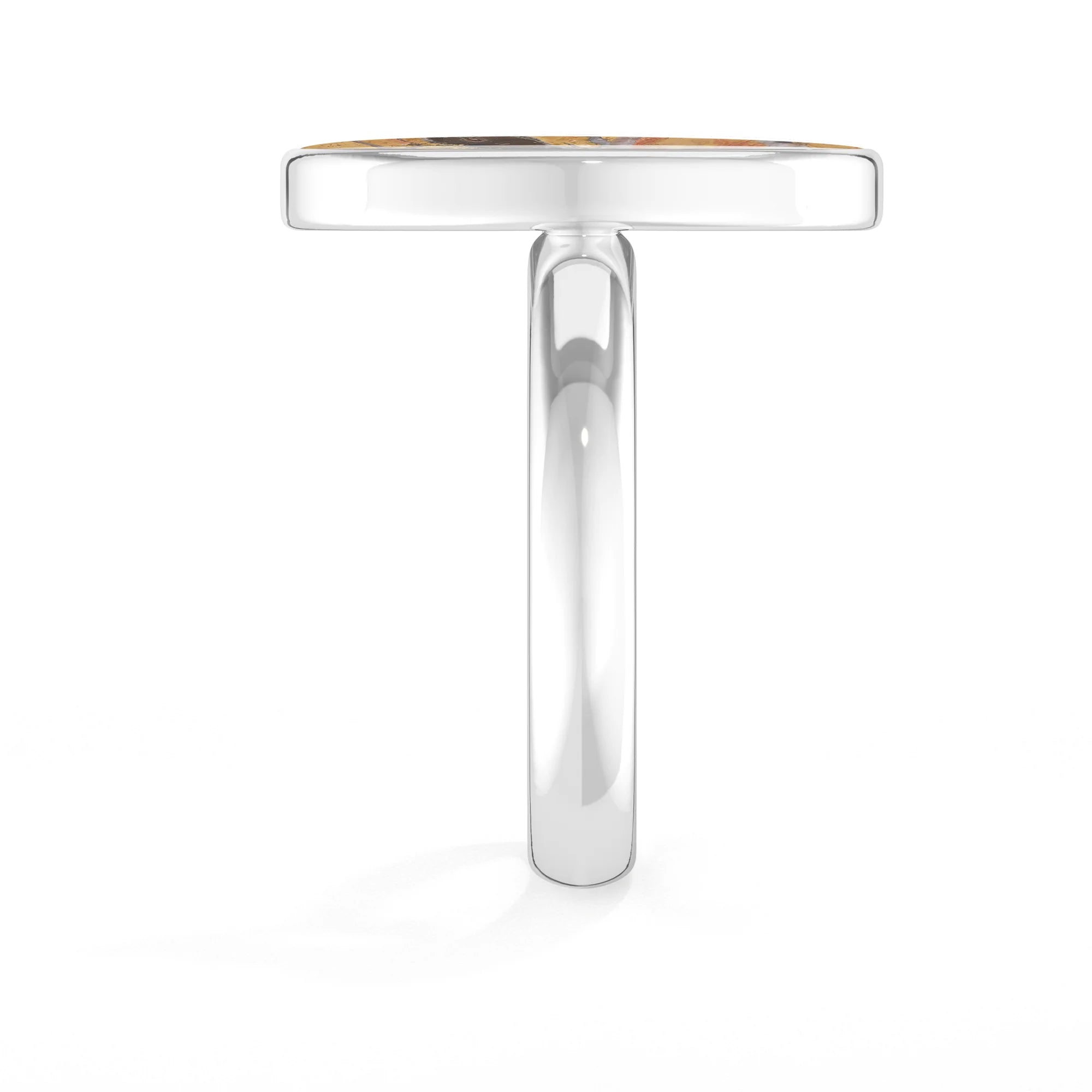 malingano-jasper bezel-set ring