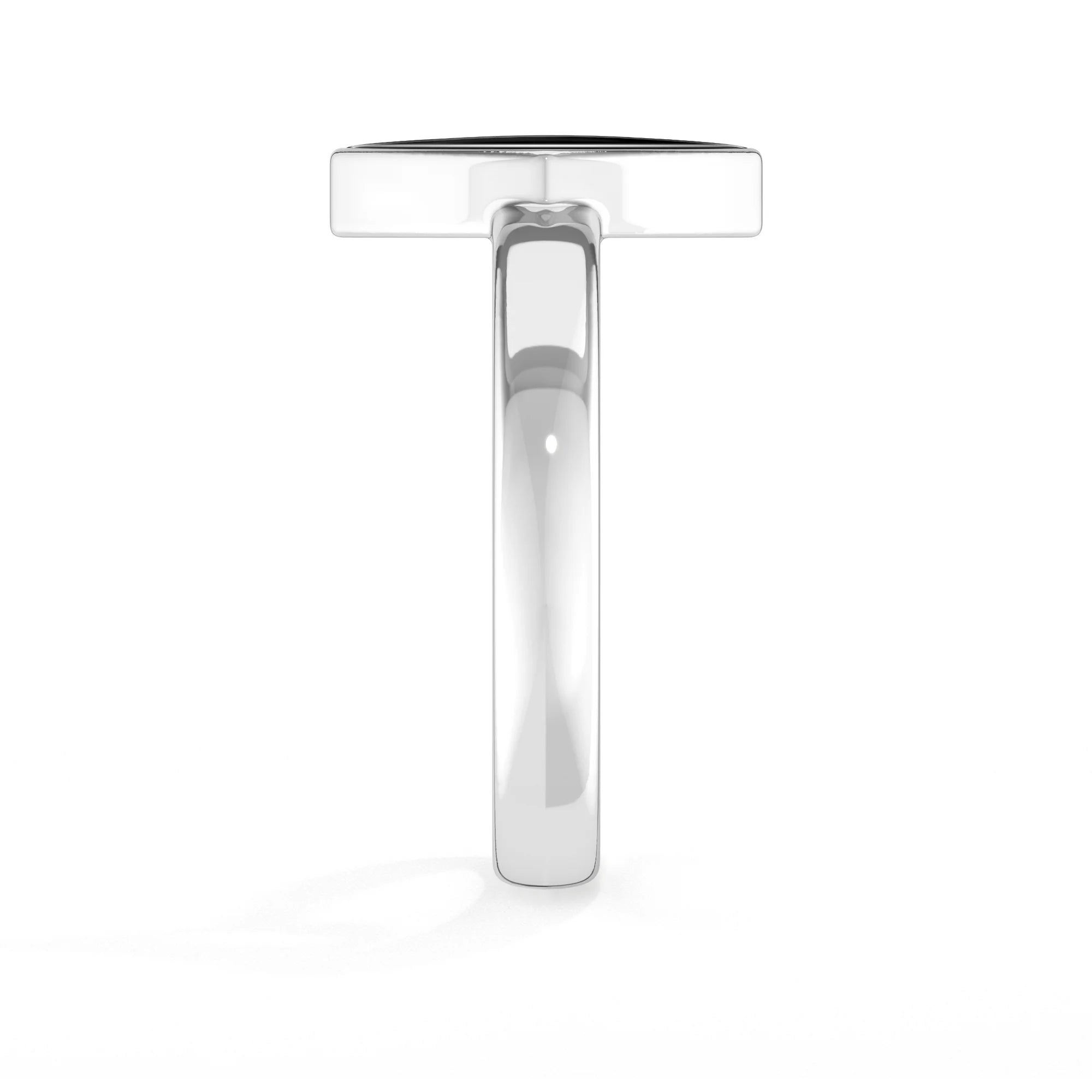 black-onyx bezel-set ring