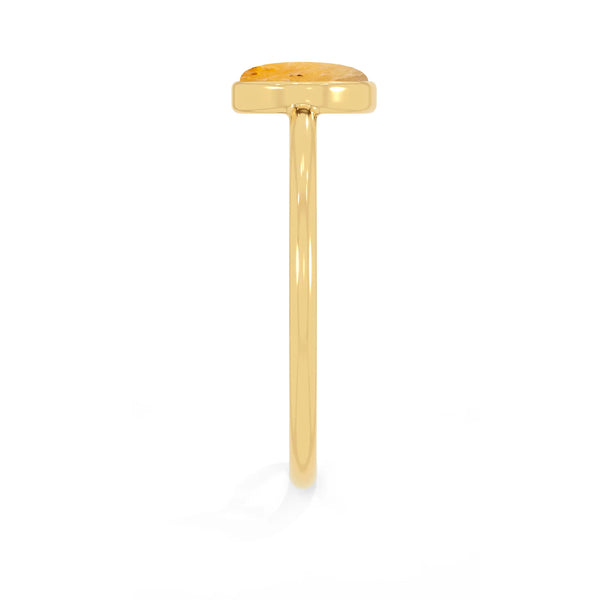 libyan stackable bezel-set ring