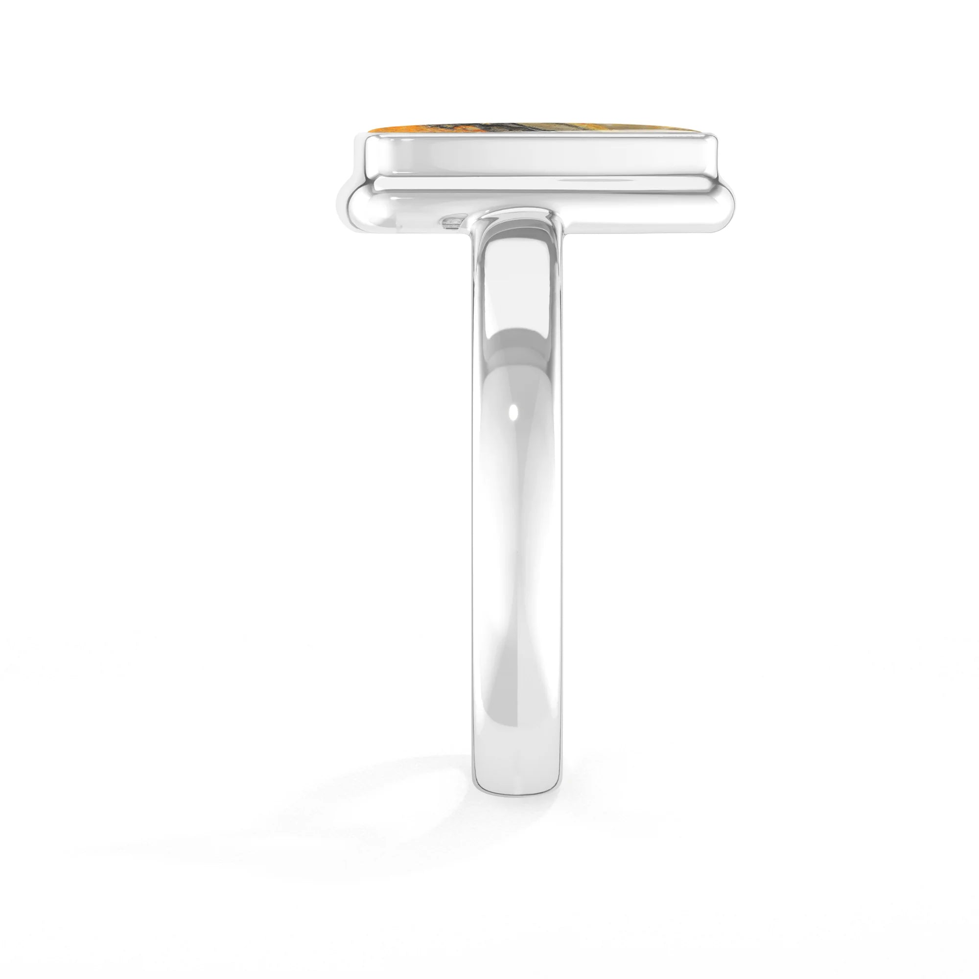 bumble-bee bezel-set ring