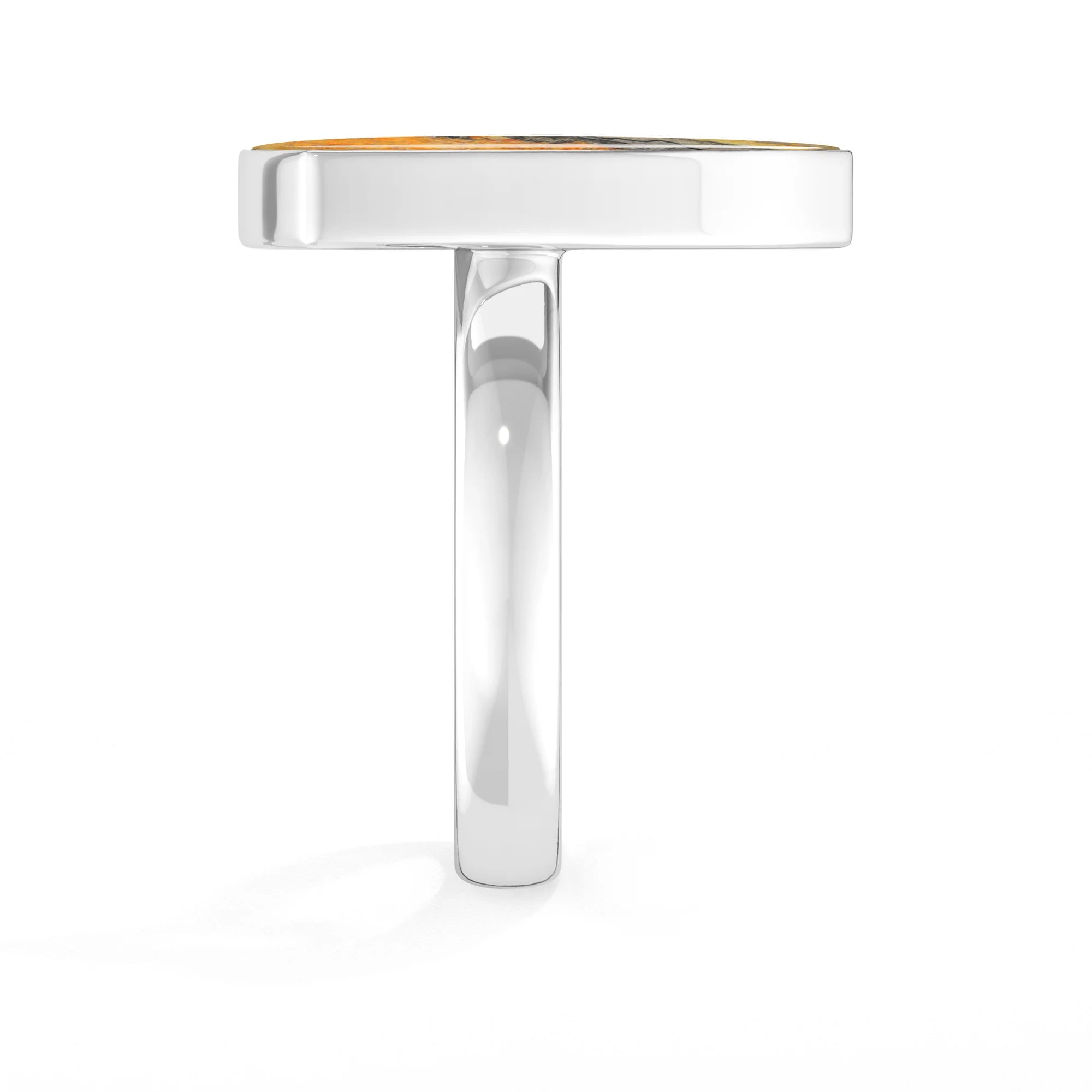 bumble-bee bezel-set ring