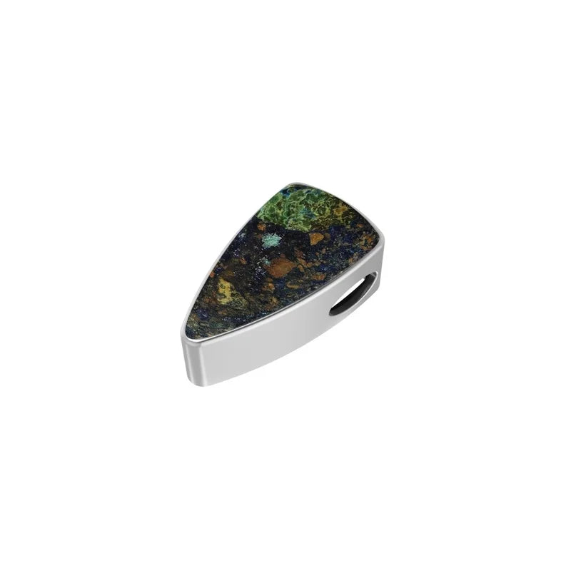 azurite malachite pendant